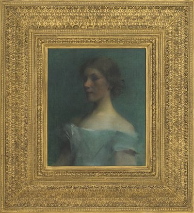 ブルーの肖像、1898 作： Thomas Wilmer Dewing