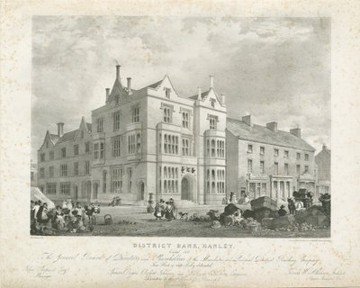 Hanley - District Bank: lithograph, nd [?1833] (print) 作： Thomas Witlam Atkinson