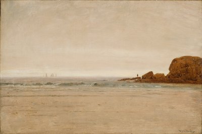 浜辺と岩 1870年 （油彩・キャンバス） 作： Thomas Worthington Whittredge