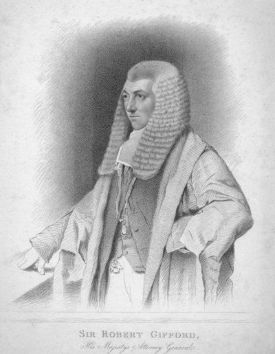 ロバートギフォード卿、陛下の司法長官、c1820。 作： Thomas Wright