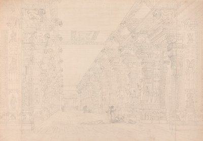 Tremal Naigs Choultry、マドゥラ、1792年7月（195090も参照） 作： Thomas und William Daniell