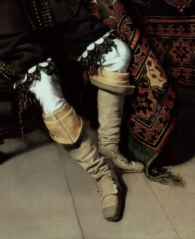コンスタンティンホイヘンス1596〜1687とその店員、1627オイル、259768のパネル詳細 作： Thomas de Keyser