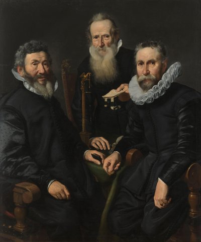 正体不明の理事会の集合写真 身元不明の遺体の集合写真 作： Thomas de Keyser