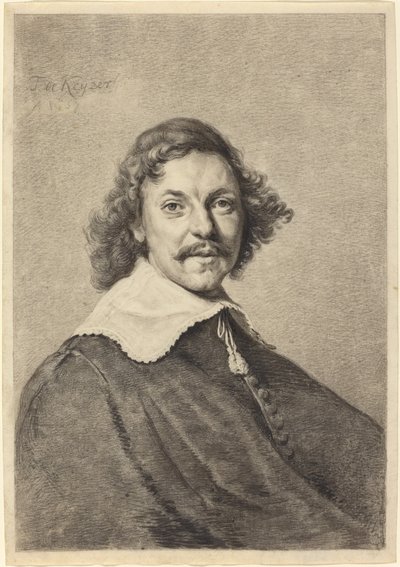 男の肖像 作： Thomas de Keyser