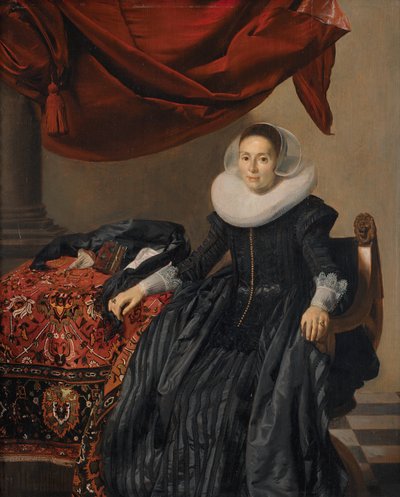 若い女性の肖像 作： Thomas de Keyser