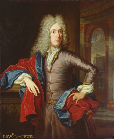 エドワードの肖像、第4子爵アーウィン（1686-1714）（キャンバスに油彩） 作： Thomas van der Wilt