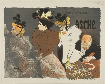 アッシュ 作： Théophile Alexandre Pierre Steinlen