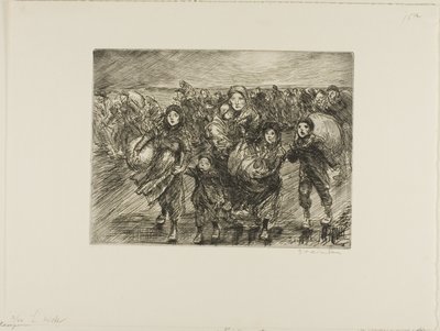 侵略の前 作： Théophile Alexandre Pierre Steinlen
