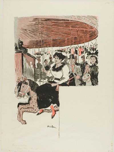 ブルーン 作： Théophile Alexandre Pierre Steinlen