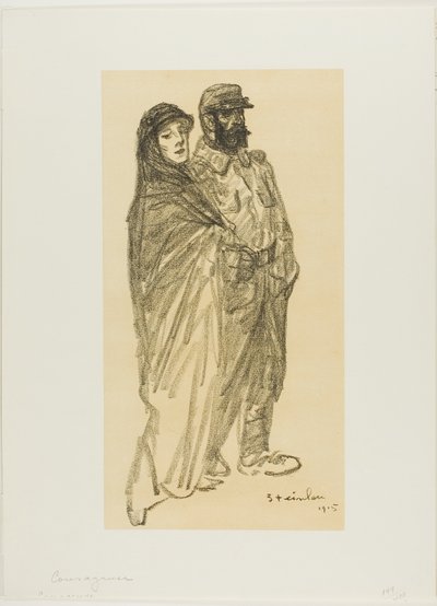 勇気 作： Théophile Alexandre Pierre Steinlen