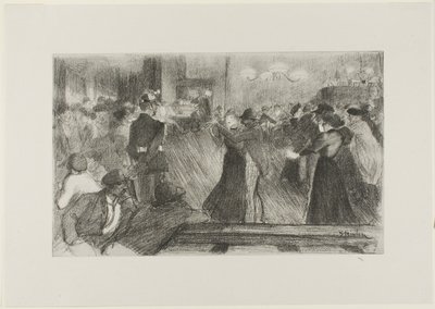 ダンスホール 作： Théophile Alexandre Pierre Steinlen