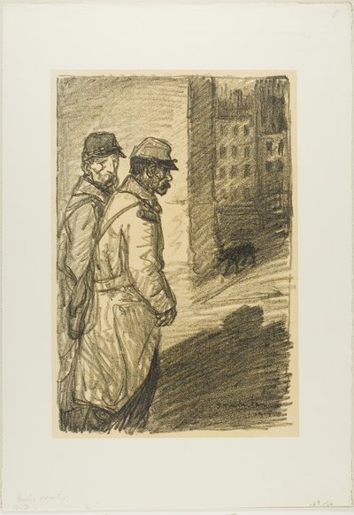 狂犬 作： Théophile Alexandre Pierre Steinlen