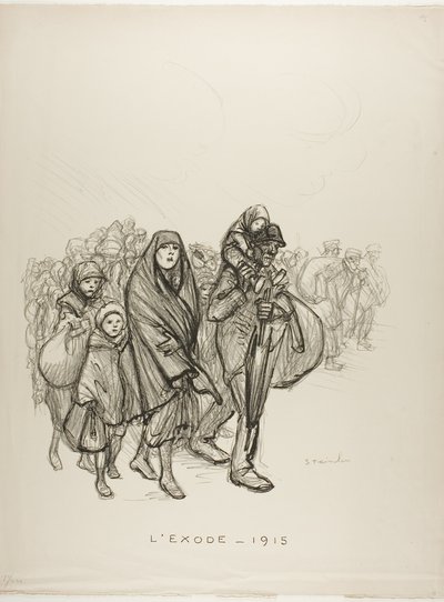 出エジプト記 - 1915年 作： Théophile Alexandre Pierre Steinlen
