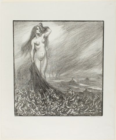 ゾラへのオマージュ 作： Théophile Alexandre Pierre Steinlen