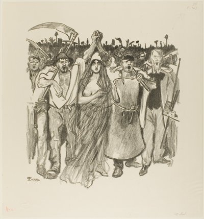 3月18日 作： Théophile Alexandre Pierre Steinlen