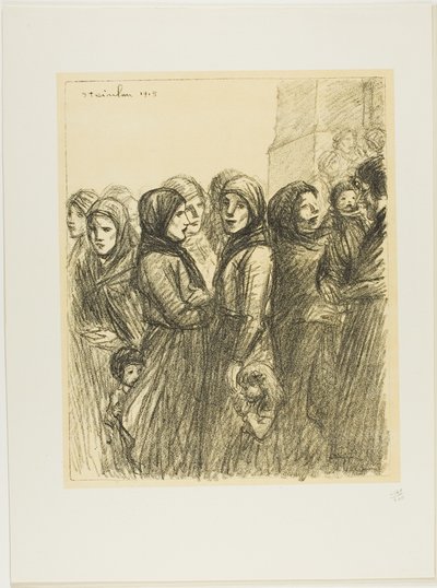 軍の割り当て 作： Théophile Alexandre Pierre Steinlen