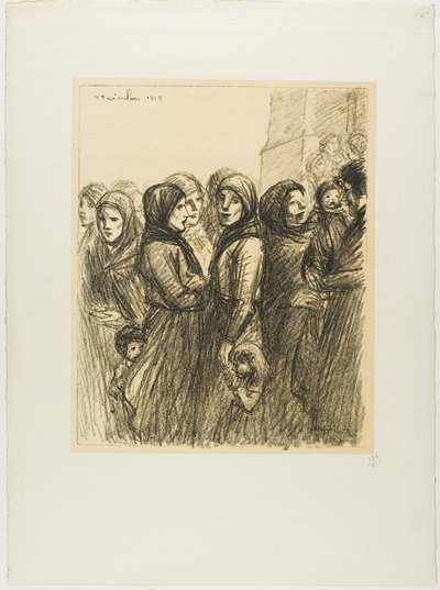 軍の割り当て 作： Théophile Alexandre Pierre Steinlen