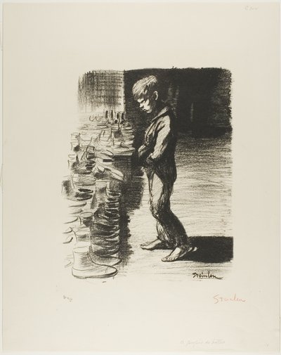 ブーツについて 作： Théophile Alexandre Pierre Steinlen