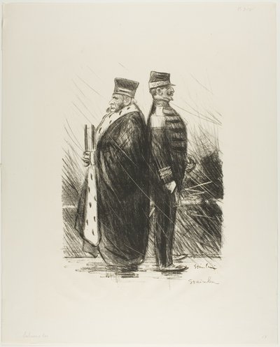 敬礼！ 作： Théophile Alexandre Pierre Steinlen