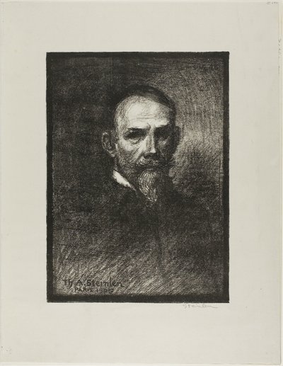 スタインレン, 正面から見て, 頭部を右に 作： Théophile Alexandre Pierre Steinlen