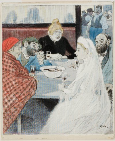 花嫁 作： Théophile Alexandre Pierre Steinlen