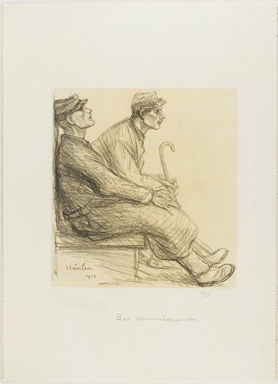 アクトワリテス』より「療養者たち」、2枚目 作： Théophile Alexandre Pierre Steinlen