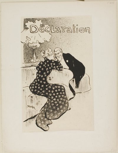 宣言 作： Théophile Alexandre Pierre Steinlen