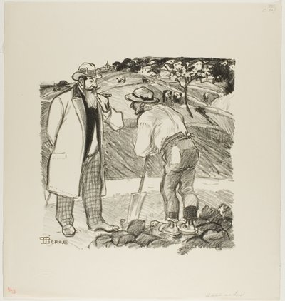 フィールド・インスペクター 作： Théophile Alexandre Pierre Steinlen
