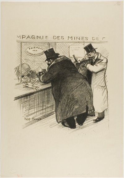 オポチュニスト・マジョリティー 作： Théophile Alexandre Pierre Steinlen