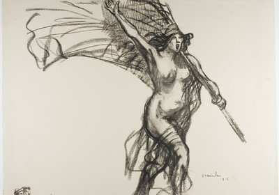 共和国が私たちを呼んでいる...」『Actualités』より15ページ目 作： Théophile Alexandre Pierre Steinlen