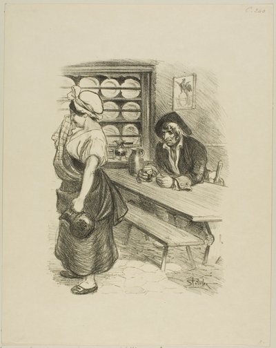 船員の帰還 作： Théophile Alexandre Pierre Steinlen