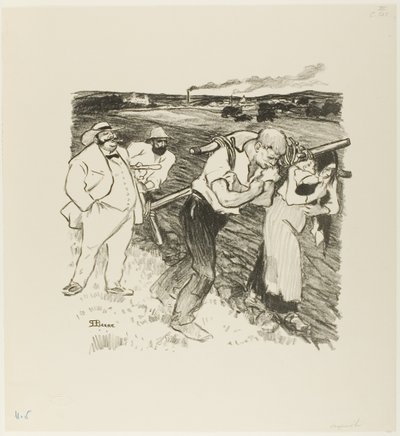 今日は 作： Théophile Alexandre Pierre Steinlen
