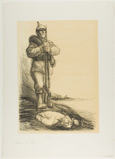 ブーツの下 作： Théophile Alexandre Pierre Steinlen