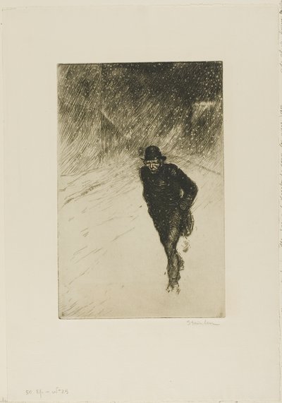 雪のバガボンド 作： Théophile Alexandre Pierre Steinlen