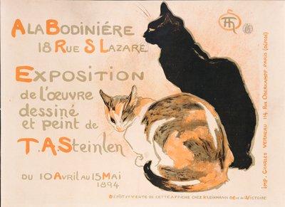 ボディニエールで、1894 作： Théophile Alexandre Steinlen