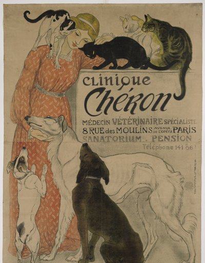 シェロンクリニック 作： Théophile Alexandre Steinlen