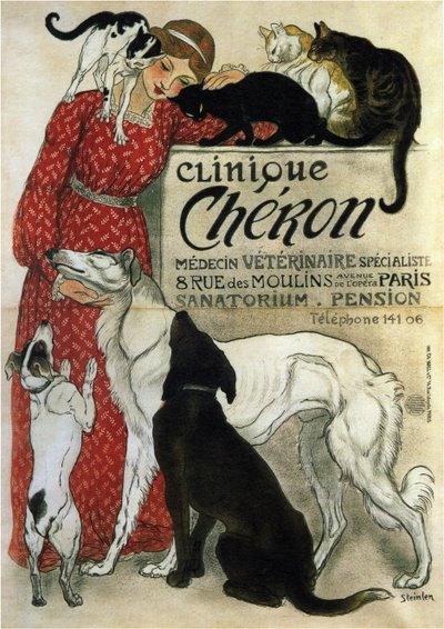 シェロンクリニック、1905年 作： Théophile Alexandre Steinlen