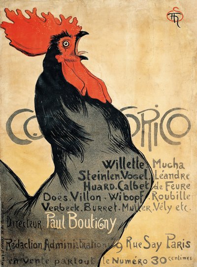 ココリコポスター 作： Théophile Alexandre Steinlen