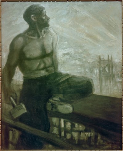 港の上の大工 作： Théophile Alexandre Steinlen