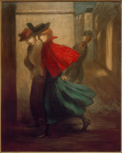 2人のパリジャン 作： Théophile Alexandre Steinlen