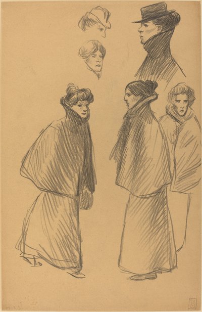 図形研究 [直訳] 作： Théophile Alexandre Steinlen