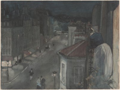 6階から 作： Théophile Alexandre Steinlen