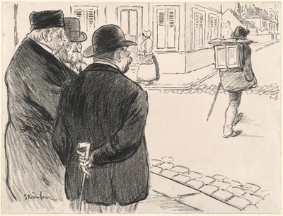 彼は画家のように振る舞う 作： Théophile Alexandre Steinlen