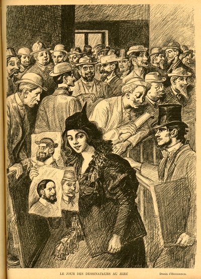 Le Rire』に掲載されたハイドブリンク（1852-1914）のイラスト 作： Théophile Alexandre Steinlen