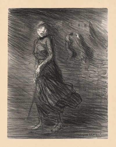 通りで（Dans la Rue） 作： Théophile Alexandre Steinlen