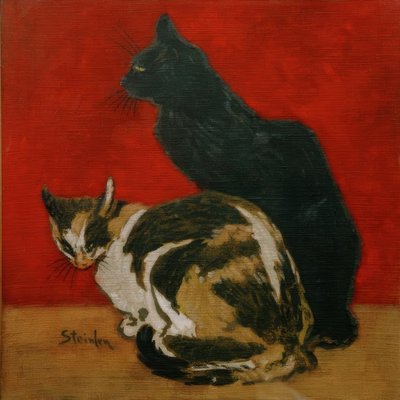 猫 作： Théophile Alexandre Steinlen