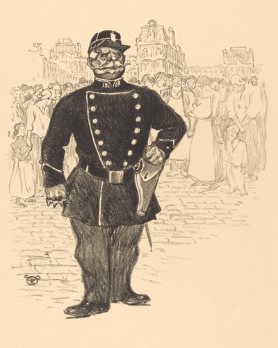 路上での平和、19 世紀後半から 20 世紀初頭。 作： Théophile Alexandre Steinlen
