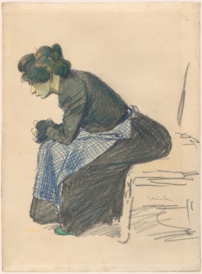 女性の研究 作： Théophile Alexandre Steinlen
