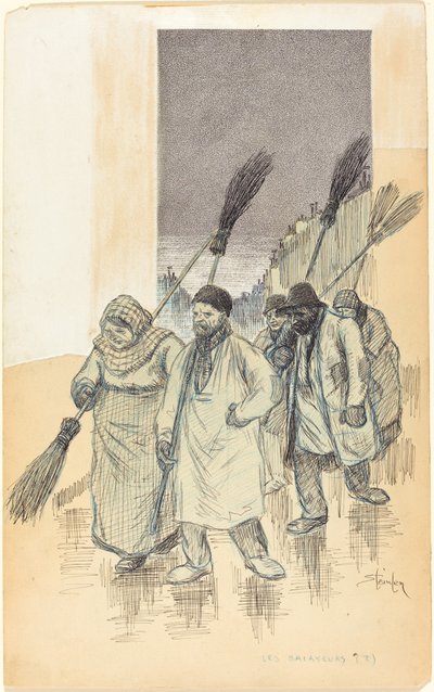 スイーパー 作： Théophile Alexandre Steinlen