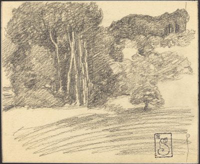 クールドマンシュの森 作： Théophile Alexandre Steinlen
